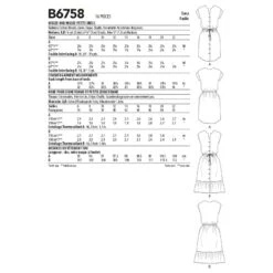 Butterick Sewing Pattern B6758 Misses' & Misses' Petite Shirtwaist Dress -OHSEWCRAFTY butterick sewing pattern b6758 misses misses petite shirtwaist dress 1