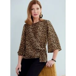 Butterick Sewing Pattern B6765 Misses’ Pull-On Tops With Sleeve Variations Easy -OHSEWCRAFTY butterick sewing pattern b6765 misses pull on tops with sleeve variations easy 1