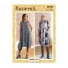 Butterick Sewing Pattern B6784 Misses' Pullover Asymmetric Seam Detail Dresses -OHSEWCRAFTY butterick sewing pattern b6784 misses pullover asymmetric seam detail dresses