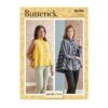 Butterick Sewing Pattern B6792 Misses' Swing Blouse Shirt Button Front Loose Fit -OHSEWCRAFTY butterick sewing pattern b6792 misses swing blouse shirt button front loose fit