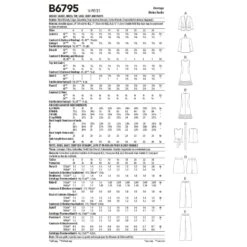 Butterick Sewing Pattern B6795 Misses' Workwear Dress Jacket Top Trousers Skirt -OHSEWCRAFTY butterick sewing pattern b6795 misses workwear dress jacket top trousers skirt 1