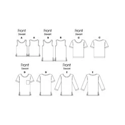 Butterick Sewing Pattern B6797 Misses' Loose Fit Pullover Top Shirt Tunic Blouse -OHSEWCRAFTY butterick sewing pattern b6797 misses loose fit pullover top shirt tunic blouse 1