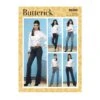Butterick Sewing Pattern B6800 Misses' Fitted Jeans Slim Skinny Bootcut Trousers -OHSEWCRAFTY butterick sewing pattern b6800 misses fitted jeans slim skinny bootcut trousers