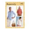 Butterick Sewing Pattern B6816 Misses’ Button Front Top With Sleeve Variations -OHSEWCRAFTY butterick sewing pattern b6816 misses button front top with sleeve variations