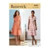 Butterick Sewing Pattern B6843 Misses' Shirt Dress Semi Fitted Bodice