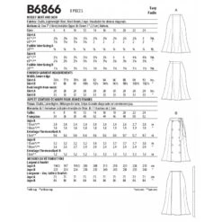 Butterick Sewing Pattern B6866 Misses Princess Seam Skirt In Two Lengths 5 Butterick Sewing Pattern B6866 Misses Princess Seam Skirt In Two Lengths -OHSEWCRAFTY butterick sewing pattern b6866 misses princess seam skirt in two lengths 1