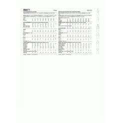 Butterick Sewing Pattern B6871 Misses' A-line Dress With High Waist