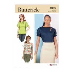 Butterick Sewing Pattern B6875 Misses' Relaxed Fitting Dolman Sleeve Tops