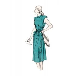 Butterick Sewing Pattern B6889 Misses’ Retro 1950s Casual Side-Buttoning Dress -OHSEWCRAFTY butterick sewing pattern b6889 misses retro 1950s casual side buttoning dress 1
