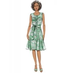 Butterick Sewing Pattern B6890 Misses’ Button Front Dress, Jumpsuit And Sash -OHSEWCRAFTY butterick sewing pattern b6890 misses button front dress jumpsuit and sash 3