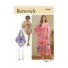 Butterick Sewing Pattern B6900 Misses’ V-Neck Caftans With Length Variations -OHSEWCRAFTY butterick sewing pattern b6900 misses v neck caftans with length variations