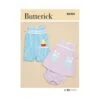 Butterick Sewing Pattern B6905 Baby Overalls, Dress With Shoulder Button Closure -OHSEWCRAFTY butterick sewing pattern b6905 baby overalls dress with shoulder button closure