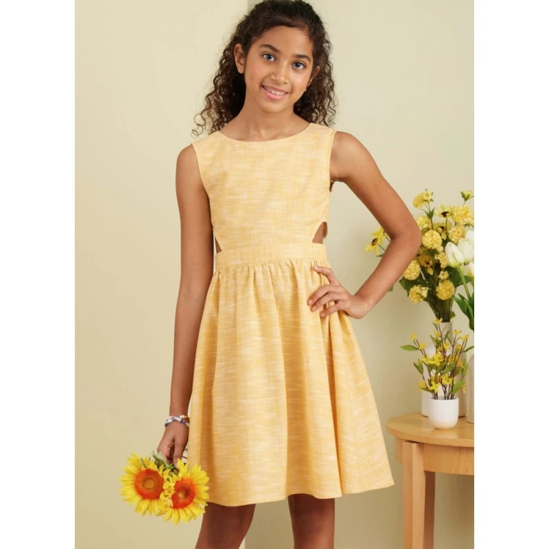 Butterick Sewing Pattern B6908 Girls’ Dress, Jumpsuit And Romper With Zipper 4 Butterick Sewing Pattern B6908 Girls’ Dress, Jumpsuit And Romper With Zipper - Image 2