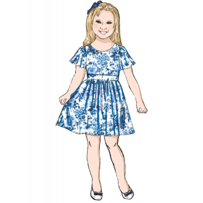Butterick Sewing Pattern B6908 Girls’ Dress, Jumpsuit And Romper With Zipper 6 Butterick Sewing Pattern B6908 Girls’ Dress, Jumpsuit And Romper With Zipper - Image 4