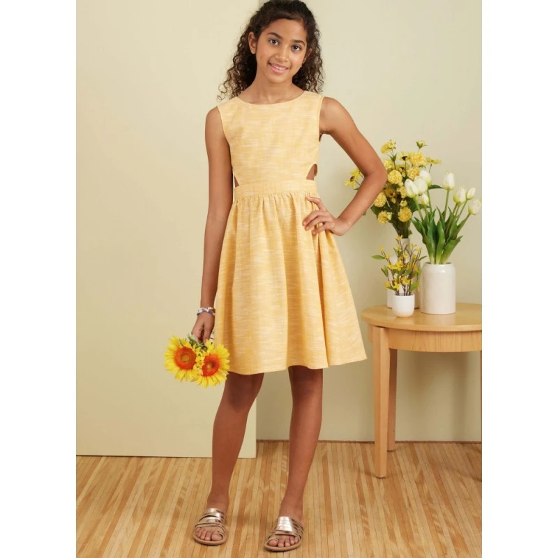 Butterick Sewing Pattern B6908 Girls’ Dress, Jumpsuit And Romper With Zipper 8 Butterick Sewing Pattern B6908 Girls’ Dress, Jumpsuit And Romper With Zipper - Image 6