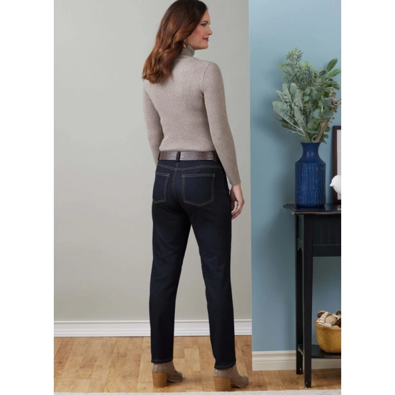 Butterick Sewing Pattern B6911 Misses’ Jeans With Side Pockets By Palmer/Pletsch 6 Butterick Sewing Pattern B6911 Misses’ Jeans With Side Pockets By Palmer/Pletsch - Image 4