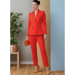 Butterick Sewing Pattern B6915 Misses’ Classic Two-Piece Jacket & Trousers Suit 9 Butterick Sewing Pattern B6915 Misses’ Classic Two-Piece Jacket & Trousers Suit -OHSEWCRAFTY butterick sewing pattern b6915 misses classic two piece jacket trousers suit 1
