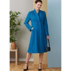 Butterick Sewing Pattern B6917 Misses’ Button Front Coat With Length Variations -OHSEWCRAFTY butterick sewing pattern b6917 misses button front coat with length variations 4