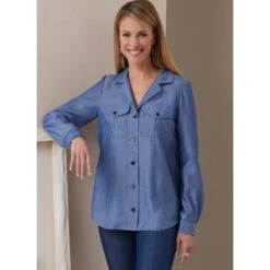 Butterick Sewing Pattern B6924 Misses' Fitted Shirts By Palmer/Pletsch -OHSEWCRAFTY butterick sewing pattern b6924 misses fitted shirts by palmerpletsch 1