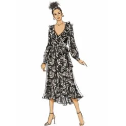 Butterick Sewing Pattern B6926 Misses' Pullover Dress And Matching Sash 9 Butterick Sewing Pattern B6926 Misses' Pullover Dress And Matching Sash -OHSEWCRAFTY butterick sewing pattern b6926 misses pullover dress and matching sash 2