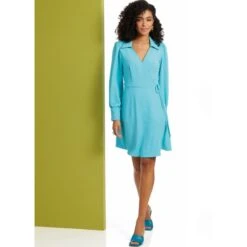 Butterick Sewing Pattern B6928 Misses' A-Line Wrap Dress In Two Lengths 10 Butterick Sewing Pattern B6928 Misses' A-Line Wrap Dress In Two Lengths -OHSEWCRAFTY butterick sewing pattern b6928 misses a line wrap dress in two lengths 2