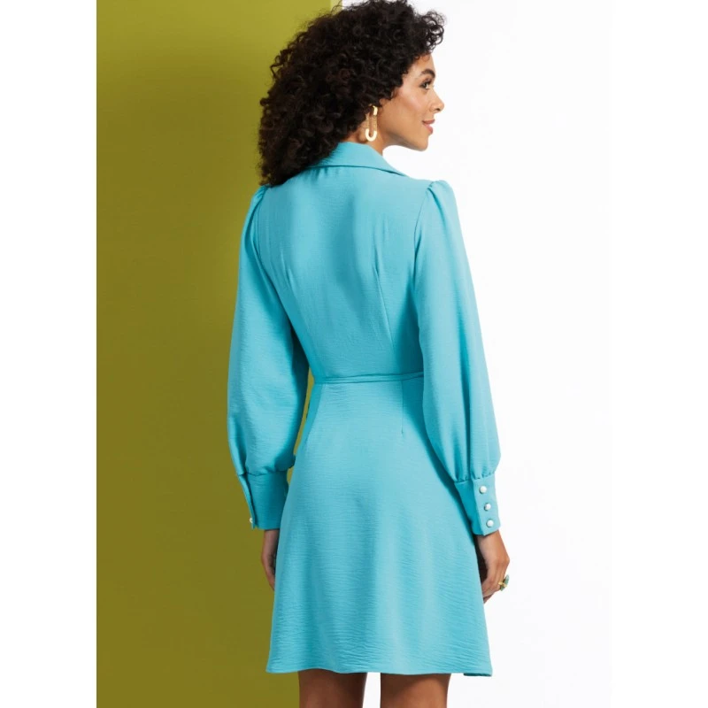 Butterick Sewing Pattern B6928 Misses' A-Line Wrap Dress In Two Lengths 6 Butterick Sewing Pattern B6928 Misses' A-Line Wrap Dress In Two Lengths - Image 4