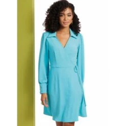 Butterick Sewing Pattern B6928 Misses' A-Line Wrap Dress In Two Lengths 13 Butterick Sewing Pattern B6928 Misses' A-Line Wrap Dress In Two Lengths -OHSEWCRAFTY butterick sewing pattern b6928 misses a line wrap dress in two lengths 5