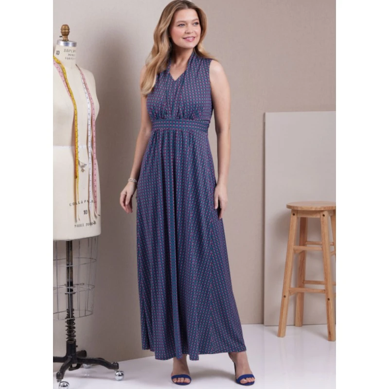 Butterick Sewing Pattern B6940 Misses' Knit V-Neck Dresses By Palmer/Pletsch 4 Butterick Sewing Pattern B6940 Misses' Knit V-Neck Dresses By Palmer/Pletsch - Image 2