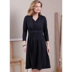 Butterick Sewing Pattern B6940 Misses' Knit V-Neck Dresses By Palmer/Pletsch 12 Butterick Sewing Pattern B6940 Misses' Knit V-Neck Dresses By Palmer/Pletsch -OHSEWCRAFTY butterick sewing pattern b6940 misses knit v neck dresses by palmerpletsch 2