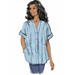 Butterick Sewing Pattern B6943 Misses' Loose Fit Top With Short Or Long Sleeves 10 Butterick Sewing Pattern B6943 Misses' Loose Fit Top With Short Or Long Sleeves -OHSEWCRAFTY butterick sewing pattern b6943 misses loose fit top with short or long sleeves 2