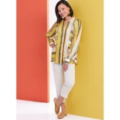 Butterick Sewing Pattern B6943 Misses' Loose Fit Top With Short Or Long Sleeves 11 Butterick Sewing Pattern B6943 Misses' Loose Fit Top With Short Or Long Sleeves -OHSEWCRAFTY butterick sewing pattern b6943 misses loose fit top with short or long sleeves 3