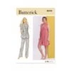 Butterick Sewing Pattern B6945 Misses' Knit Lounge Top, Dress And Trousers -OHSEWCRAFTY butterick sewing pattern b6945 misses knit lounge top dress and trousers