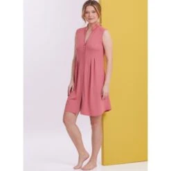 Butterick Sewing Pattern B6945 Misses' Knit Lounge Top, Dress And Trousers -OHSEWCRAFTY butterick sewing pattern b6945 misses knit lounge top dress and trousers 3