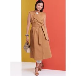 Butterick Sewing Pattern B6948 Misses' Jacket Waistcoat Belt Top Dress Trousers -OHSEWCRAFTY butterick sewing pattern b6948 misses jacket waistcoat belt top dress trousers 2