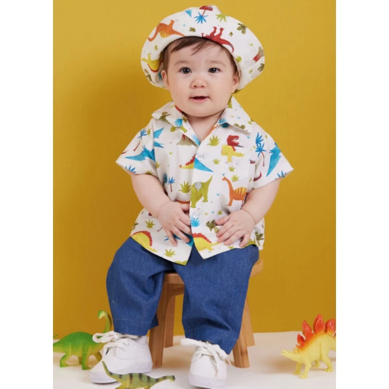 Butterick Sewing Pattern B6949 Babies' Shirts, T-Shirt, Trousers And Hat 4 Butterick Sewing Pattern B6949 Babies' Shirts, T-Shirt, Trousers And Hat - Image 2