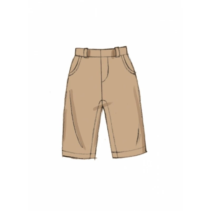 Butterick Sewing Pattern B6949 Babies' Shirts, T-Shirt, Trousers And Hat 8 Butterick Sewing Pattern B6949 Babies' Shirts, T-Shirt, Trousers And Hat - Image 6