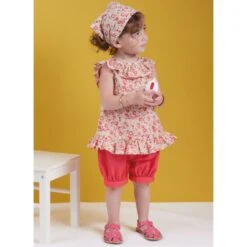 Butterick Sewing Pattern B6951 Toddlers' Dress, Tops, Shorts, Trousers, Kerchief -OHSEWCRAFTY butterick sewing pattern b6951 toddlers dress tops shorts trousers kerchief 1
