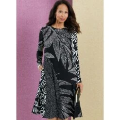 Butterick Sewing Pattern B6959 Misses’ Pull-On Dress With Short And Long Sleeves -OHSEWCRAFTY butterick sewing pattern b6959 misses pull on dress with short and long sleeves 1