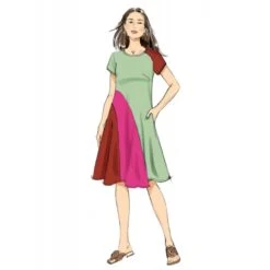 Butterick Sewing Pattern B6959 Misses’ Pull-On Dress With Short And Long Sleeves -OHSEWCRAFTY butterick sewing pattern b6959 misses pull on dress with short and long sleeves 2
