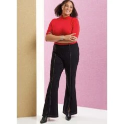 Butterick Sewing Pattern B6964 Women’s Close-fitting Trousers Sit 1″ Below Waist -OHSEWCRAFTY butterick sewing pattern b6964 womens close fitting trousers sit 1 below waist 1