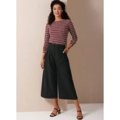 Butterick Sewing Pattern B6973 Misses’ Wide Leg Trousers By Palmer/Pletsch -OHSEWCRAFTY butterick sewing pattern b6973 misses wide leg trousers by palmerpletsch 2