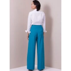 Butterick Sewing Pattern B6973 Misses’ Wide Leg Trousers By Palmer/Pletsch -OHSEWCRAFTY butterick sewing pattern b6973 misses wide leg trousers by palmerpletsch 3