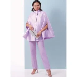 Butterick Sewing Pattern B6978 Misses’ And Women’s Lined Cape, Top And Trousers -OHSEWCRAFTY butterick sewing pattern b6978 misses and womens lined cape top and trousers 3