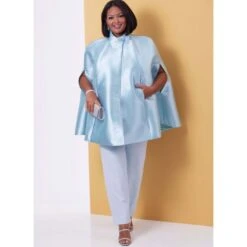 Butterick Sewing Pattern B6978 Misses’ And Women’s Lined Cape, Top And Trousers -OHSEWCRAFTY butterick sewing pattern b6978 misses and womens lined cape top and trousers 4