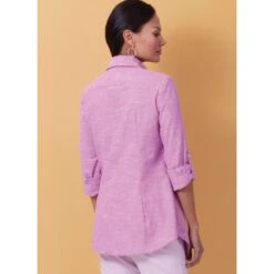 Butterick Sewing Pattern B6980 Misses’ And Women’s Easy To Sew Semi-Fitted Shirt -OHSEWCRAFTY butterick sewing pattern b6980 misses and womens easy to sew semi fitted shirt 6