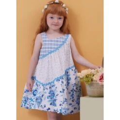 Butterick Sewing Pattern B6988 Children’s Asymmetrical Dress With Optional Trim 11 Butterick Sewing Pattern B6988 Children’s Asymmetrical Dress With Optional Trim -OHSEWCRAFTY butterick sewing pattern b6988 childrens asymmetrical dress with optional trim 1
