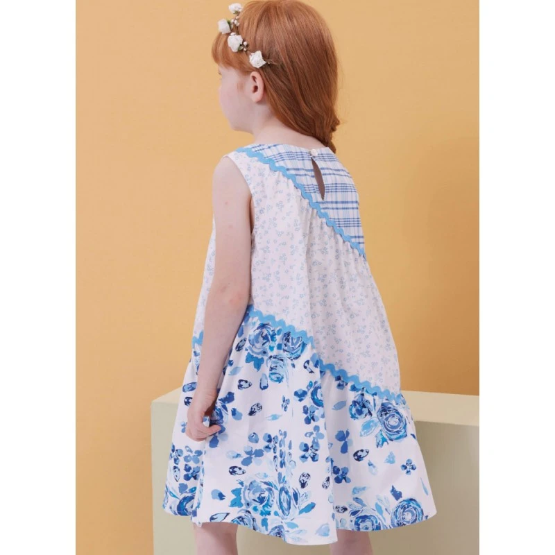 Butterick Sewing Pattern B6988 Children’s Asymmetrical Dress With Optional Trim 9 Butterick Sewing Pattern B6988 Children’s Asymmetrical Dress With Optional Trim - Image 7