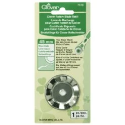 Clover Rotary Cutter Blade Wave CL7519 Refill Single 45mm