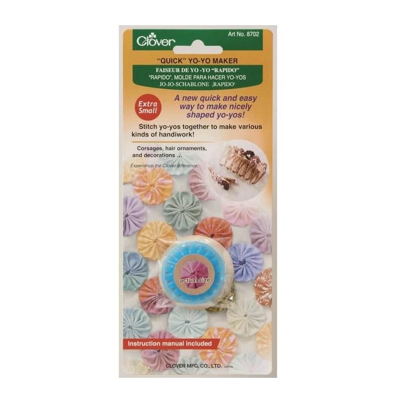 Clover Round Quick Yo Yo Maker Craft Tool 3 Clover Round Quick Yo Yo Maker Craft Tool