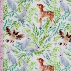 Cotton Corduroy Fabric Forest Friends 7 Cotton Corduroy Fabric Forest Friends -OHSEWCRAFTY cotton corduroy fabric forest friends 2